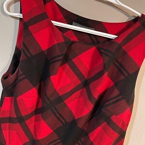 Red Plaid Tartan Dress